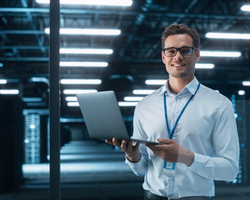 Late,At,Night,In,Private,Office,Male,Businessman,Works,On