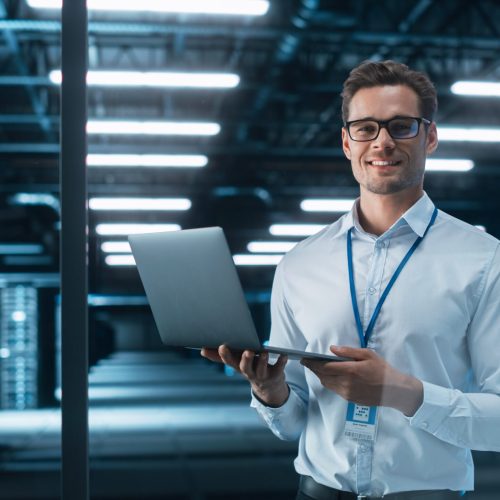 Late,At,Night,In,Private,Office,Male,Businessman,Works,On